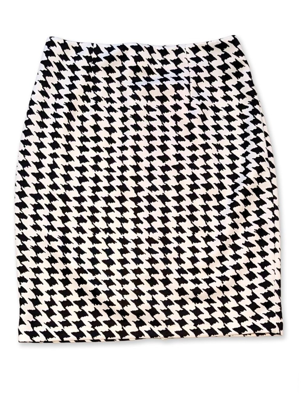 Black & White Houndstooth Skirt, Size 2